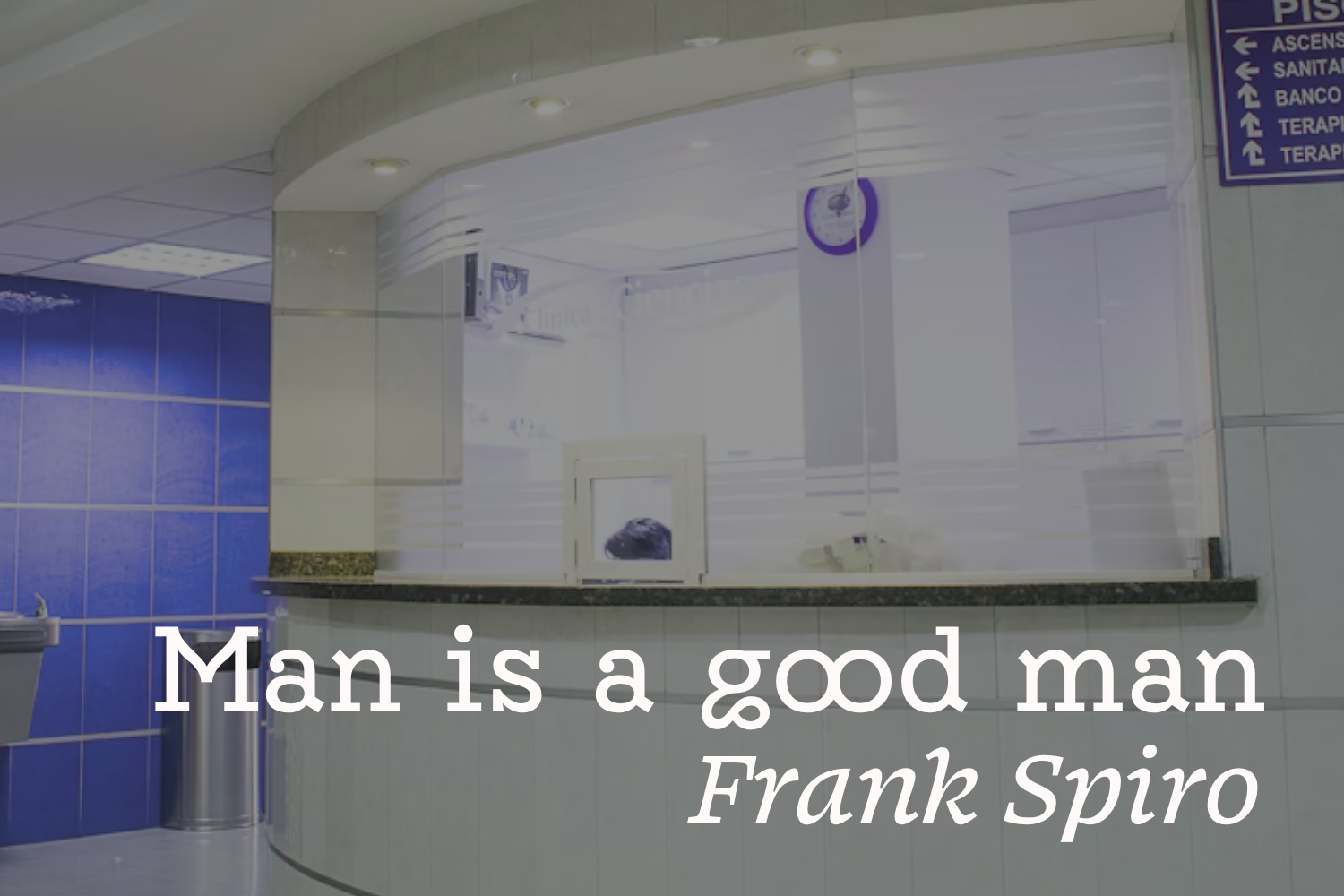 🕴️ Man is a good man