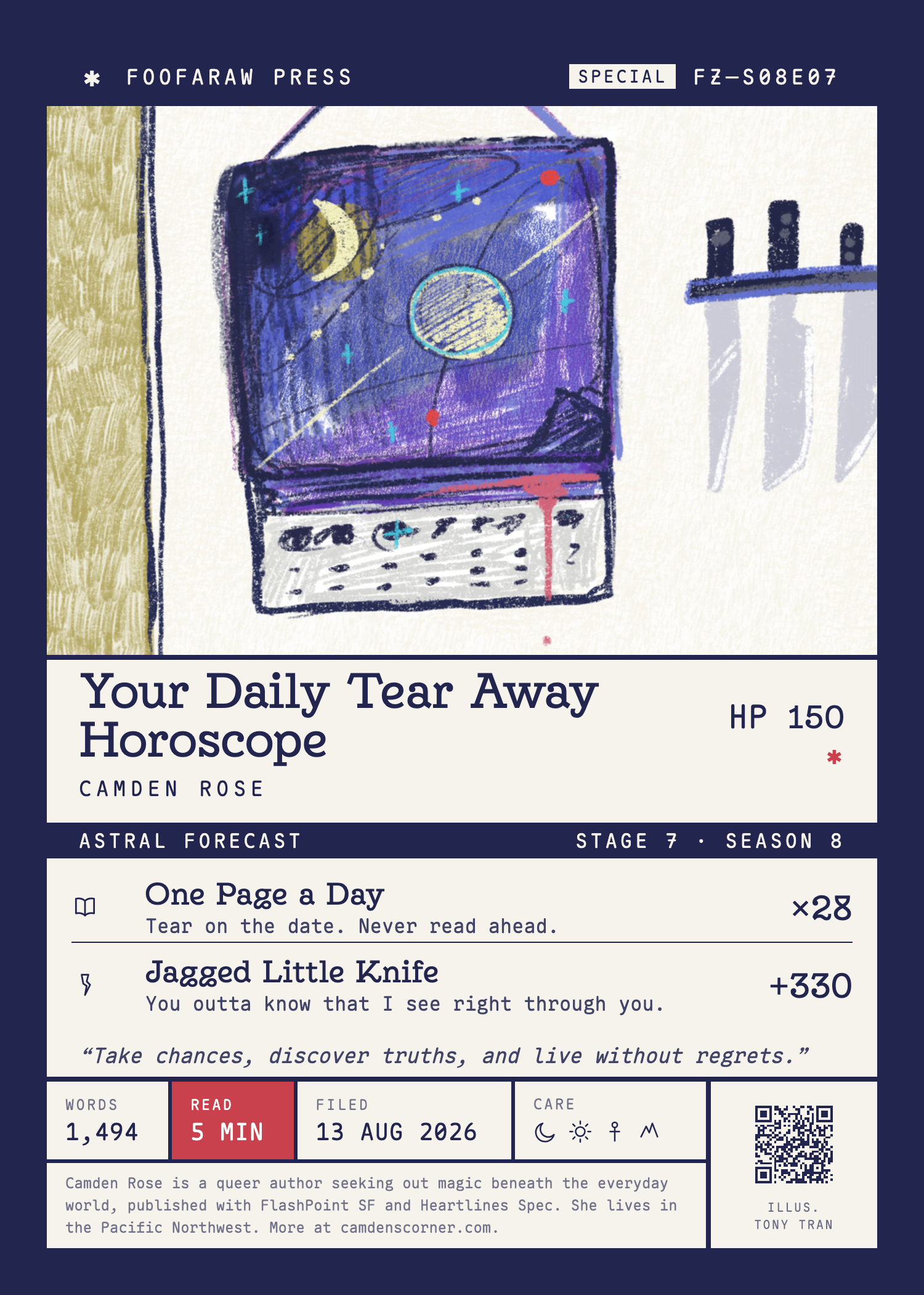 Your Daily Tear Away Horoscope — House