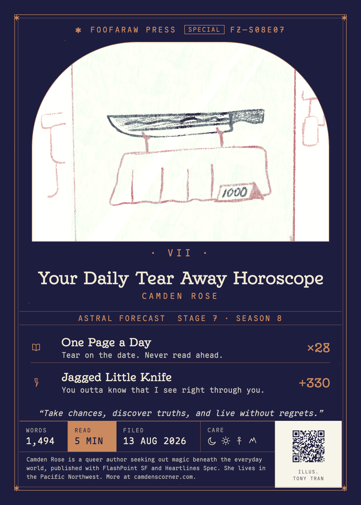 Your Daily Tear Away Horoscope — Tarot edition